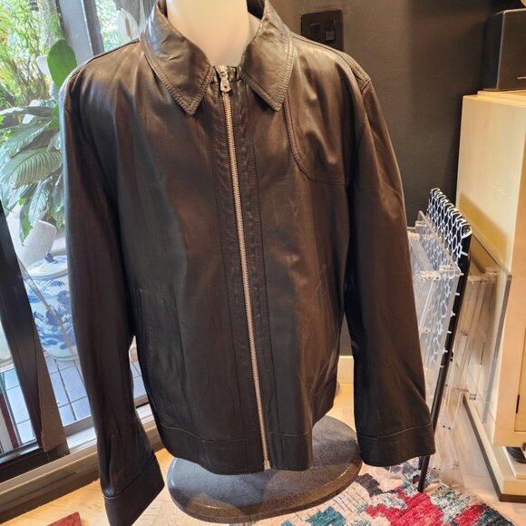 Dolce Gabbana Black Leather Jackets - Picture 2 of 5